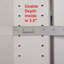 Armoire à pharmacie encastrée sans cadre à 1 porte avec tablettes réglables Frontline Shaker-394415524-387157532