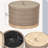 22" Linen Upholstered Round Storage Ottoman with Flush Tray Top-288356441