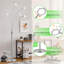 Lampe sur pied à DEL avec télécommande, lampe sur pied à intensité variable 2250LM avec minuterie, couleurs réglables, luminosité et 5 bras réglables-345526955