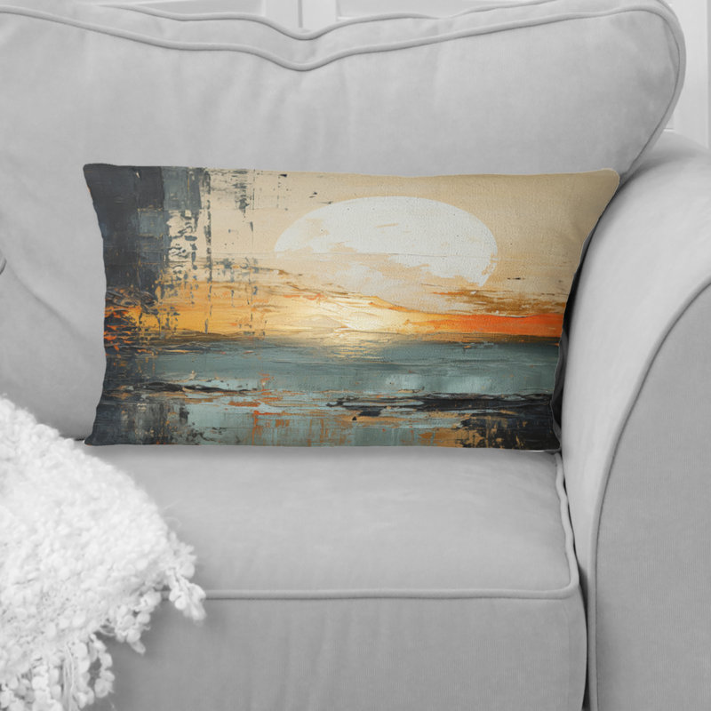Coussin moderne Modern Coastal Mystic Sunrise I