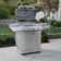 Nexgrill 4 - Burner Freestanding Propane Gas Grill with Side Burner and Cabinet