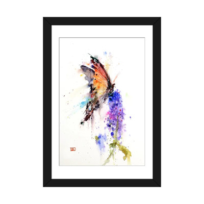 «Butterfly II», peinture sur toile tendue