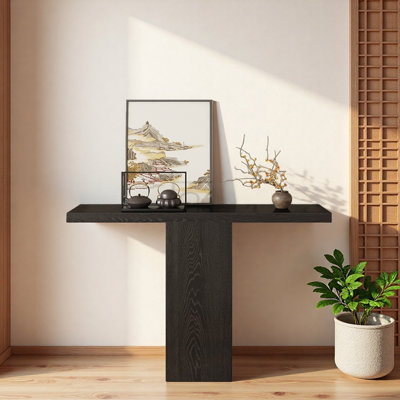 Console de style Wabi-Sabi