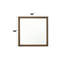 Miroir polyvalent au fini chêne avec un design moderne et de multiples options de placement, parfait pour rehausser l'esthétique et la fonctionnalité de n'importe quelle pièce.