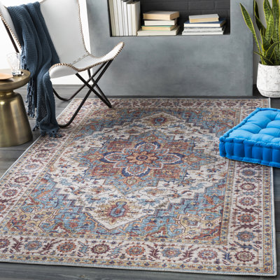 Greear Performance Wool Oriental Indoor Rug