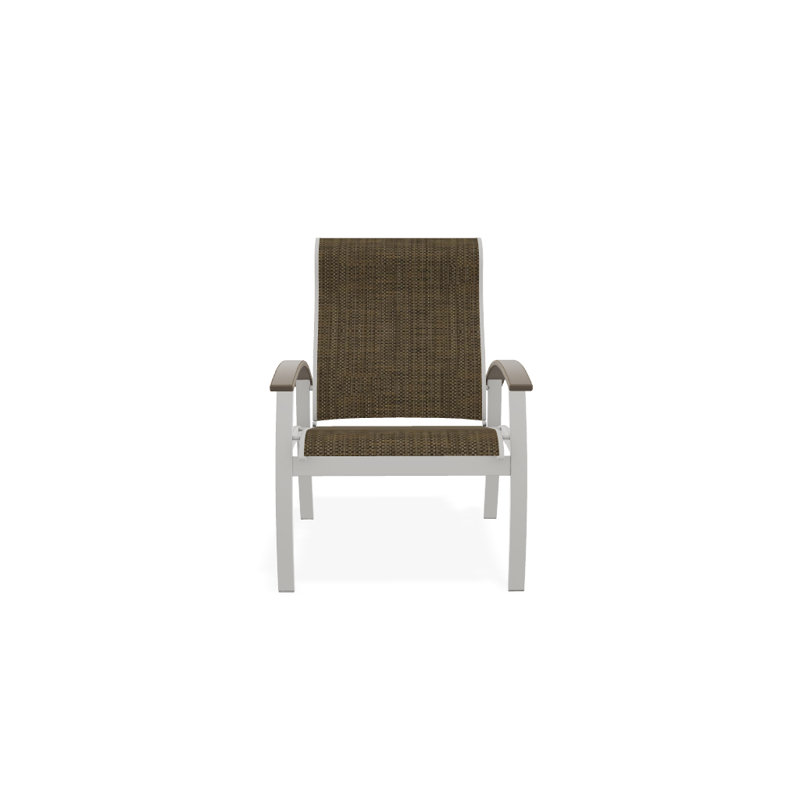 Chaise de patio Askar, Désert, Beacon taupe Sunbrella®, Neige texturée