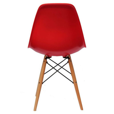 Chaise de salle à manger Paris avec pieds en bois naturel