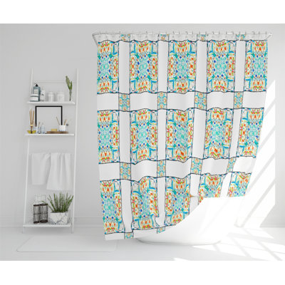 Makenzie Polyester Shower Curtain Set