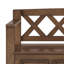 Banc de rangement en bois massif pour hall d'entrée-675634119