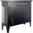 24 Inch Three Sided Glass Electric Fireplace With Feet
