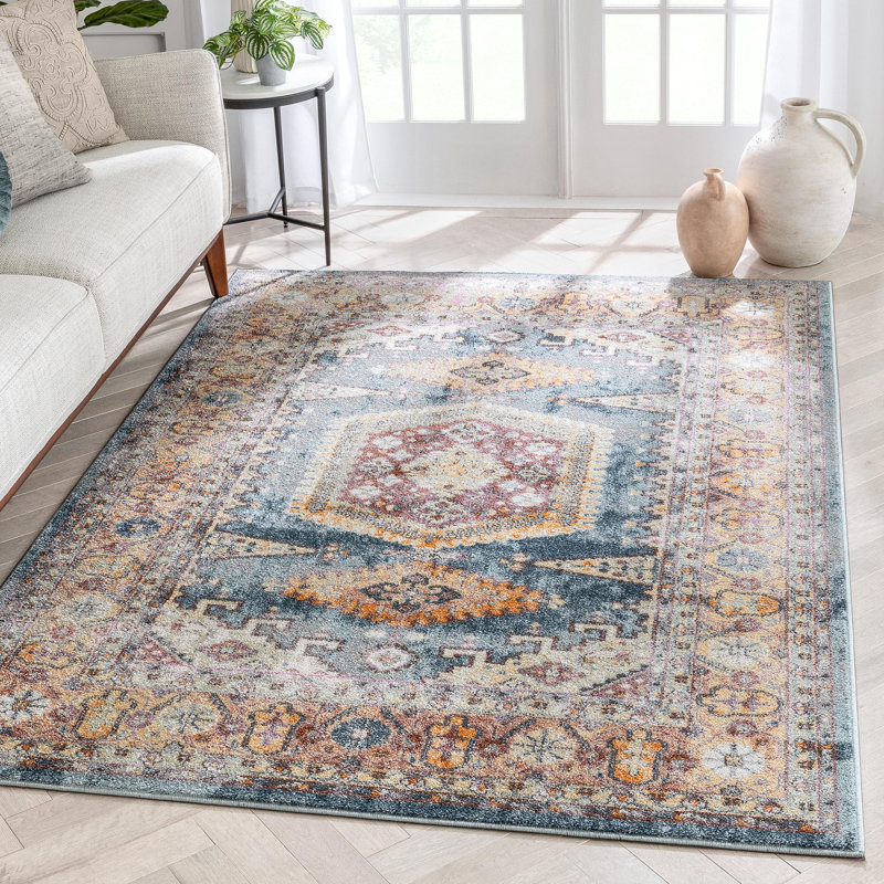 Rodeo Southwestern Synthetic Area Rug, Rectangle 120 x 160cm