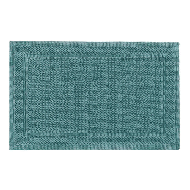 Bee Waffle Bath Rug, Baltic, 20" W x 31" L