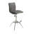 Modern Barstool Texture Leatherette/Chrome Adjustable Height