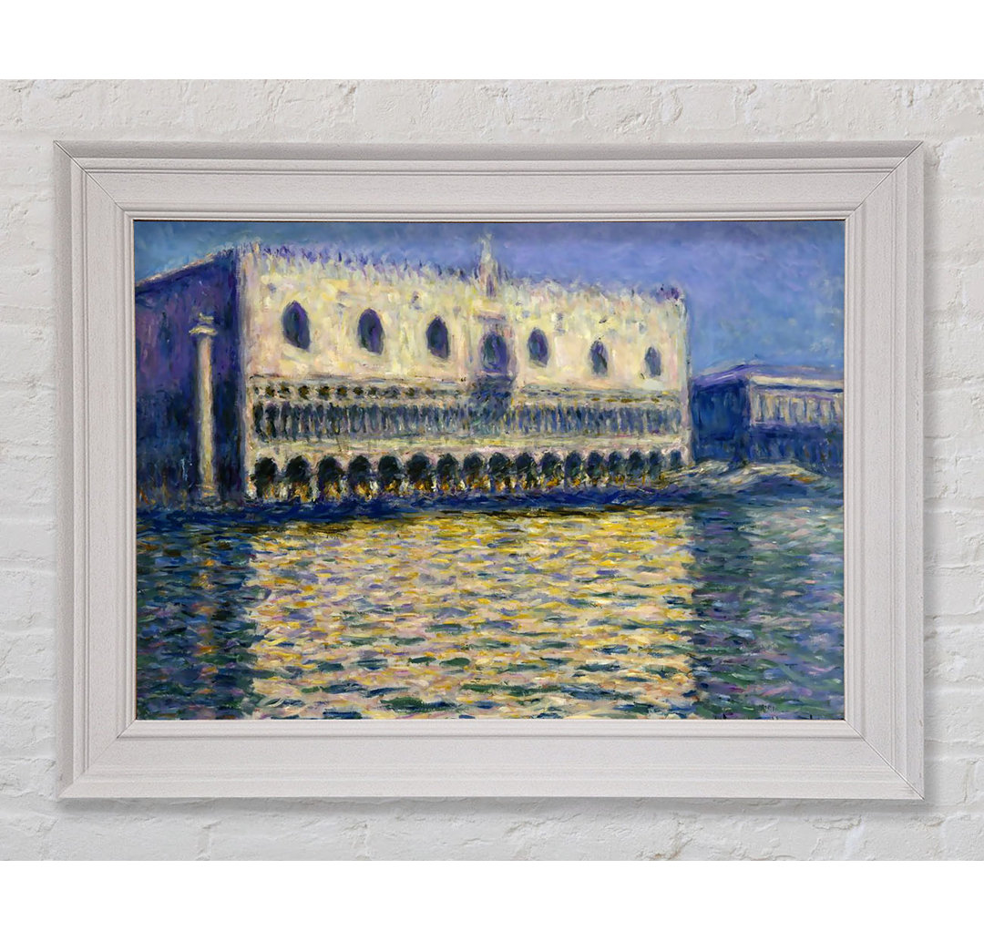 Gerahmtes Leinwandbild The Doges Palace von Monet