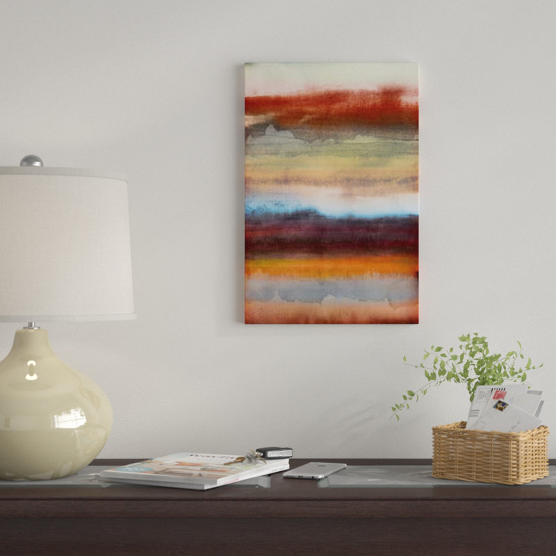 « tribal color laver ii », reproduction sur toile, H 12 po x l 8 po x P 0,75 po, Toile tendue, Pas de tapis