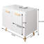 Romano 60cm Single Bathroom Vanity Base Only-733929582
