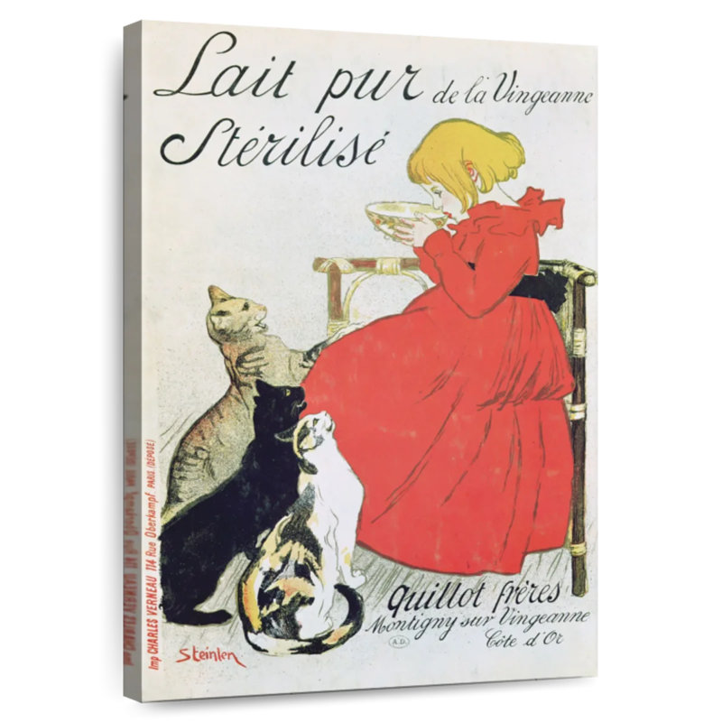 Lait pur stérilisé La Vingeanne, H 48 po x l 32 po