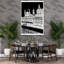 Grand Budapest Parlement, architecture gothique classique abstraite, affiche murale représentant la ville-600128983