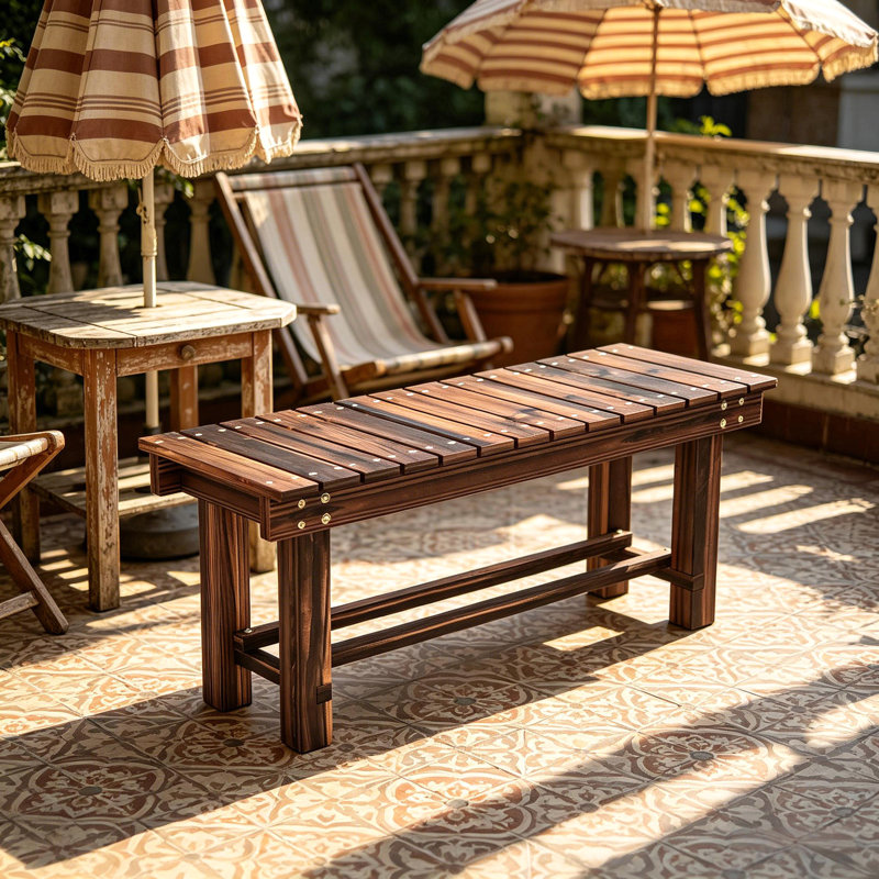 Banc moderne, banc de jardin, banc de patio, banc de véranda, sièges partagés pour deux