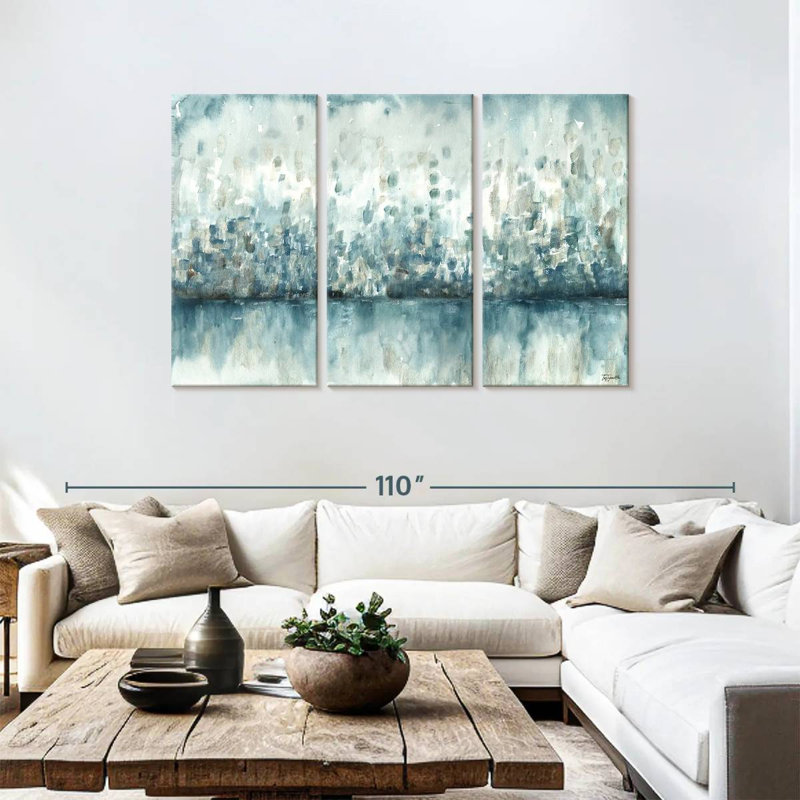 Avery Lakeside Abstract, 48" H x 74" W