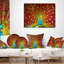 Coussin de danse animal peacock-28529900