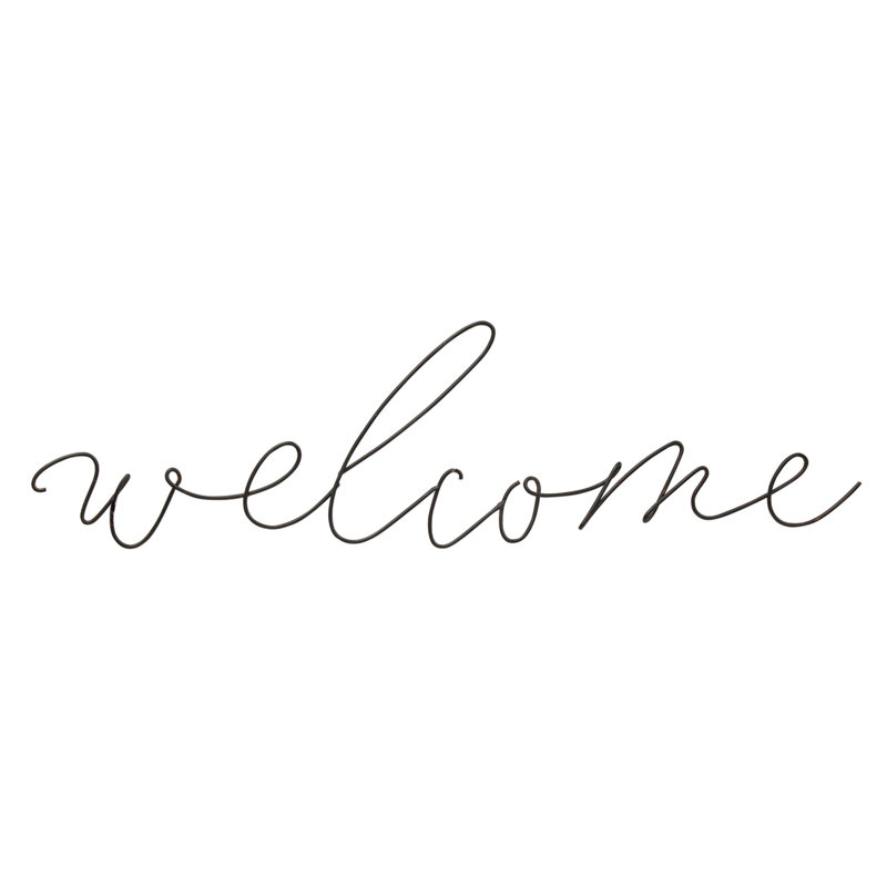 Décoration murale Welcome
