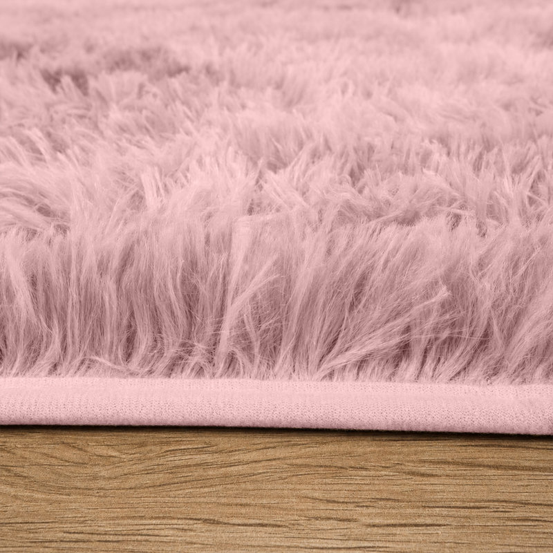Jocquis Solid Colour Shag Area Rug, Rectangle 80 x 150cm