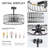 Dimmable 6-Light K9 Crystal Drum Chandelier With Adjustable Height and Crystal Accents-1415418753