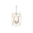 Art Deco Swirled Wire Ceiling Light