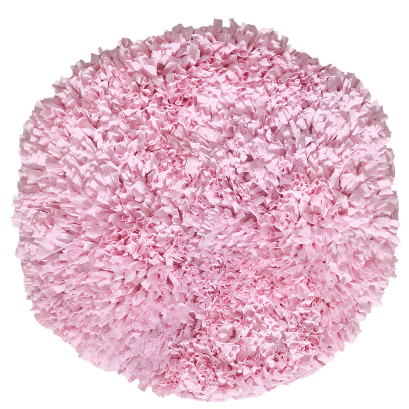 Rosebank Area Rug in Baby Pink, Round 3'