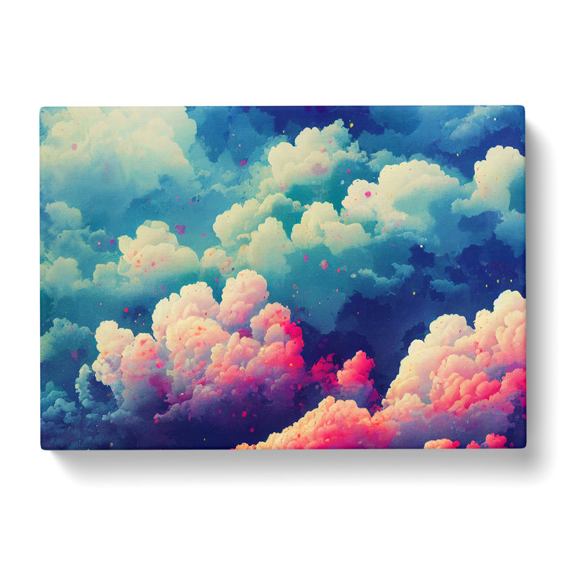 Colourful Clouds Vol.3 - Wrapped Canvas, 35cm H x 50cm W x 3cm D