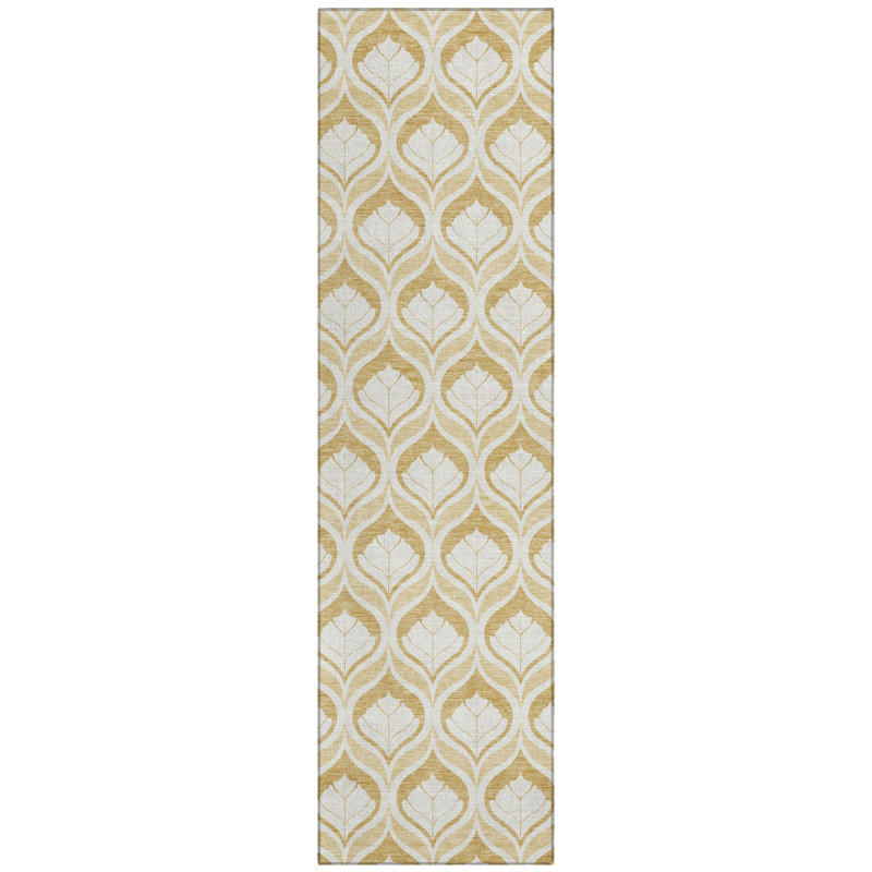 Machine Washable Indoor/Outdoor Juliet ACN2379 Geometric Rug, Runner 2'3" x 7'6"