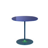 Thierry Glass Pedestal End Table