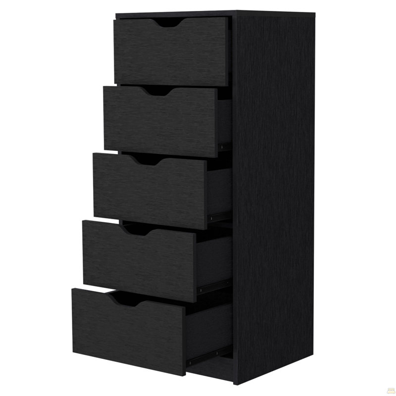 Commode 5 tiroirs Wenge