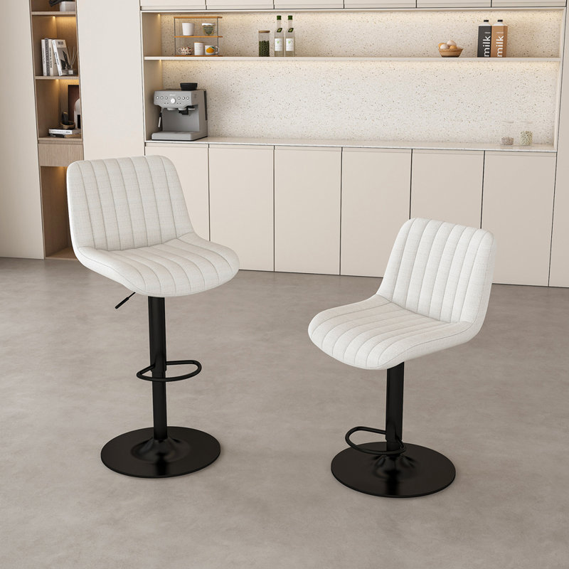 Bar & Counter Stool (Set of 2), Beige