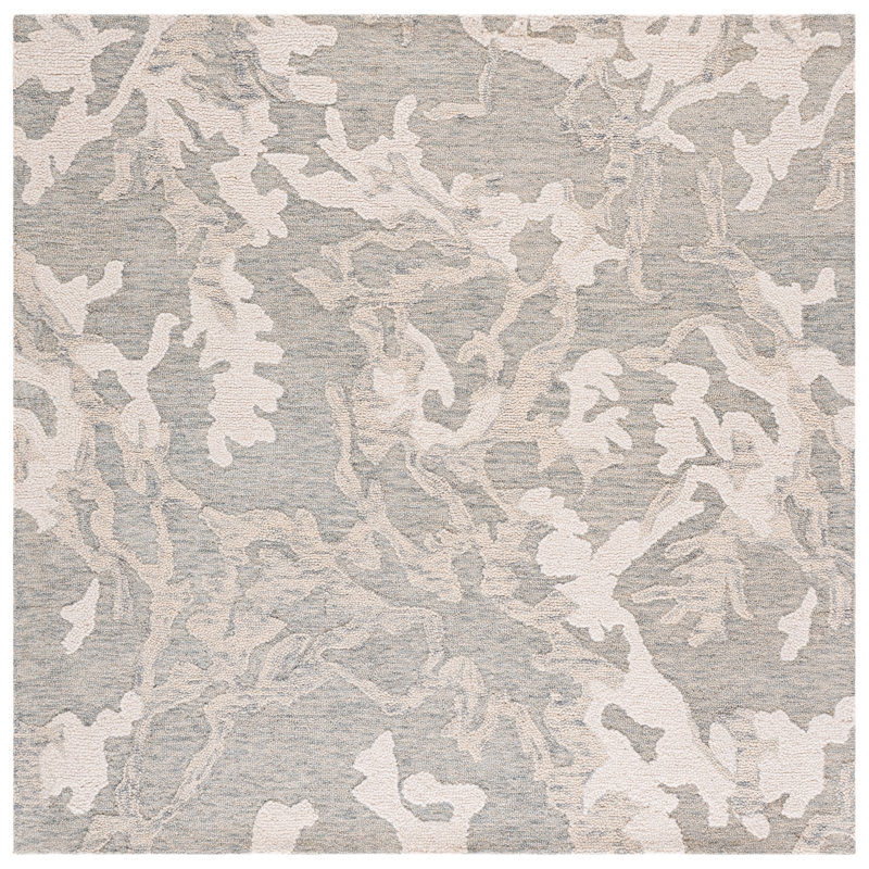 Harvest 302 Hand Tufted 80% Wool; 20% Cotton Abstract Rug, Rectangle 6' x 9'