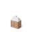 Gingerbread 6.1'' H Stoneware Tabletop Lantern