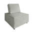 Fauteuil d'appoint carré en velours Fandy-1493339089