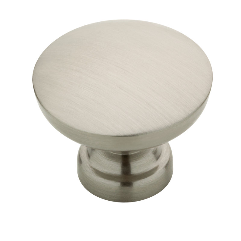 Round Knob, Satin Nickel