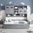 Twin Size Wooden Daybed With 2 Drawers, And All-In-One Cabinet And Shelf-365951794-365951788