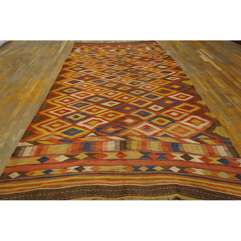 Antique Kilim Afghanistan Flat Weave Rug
