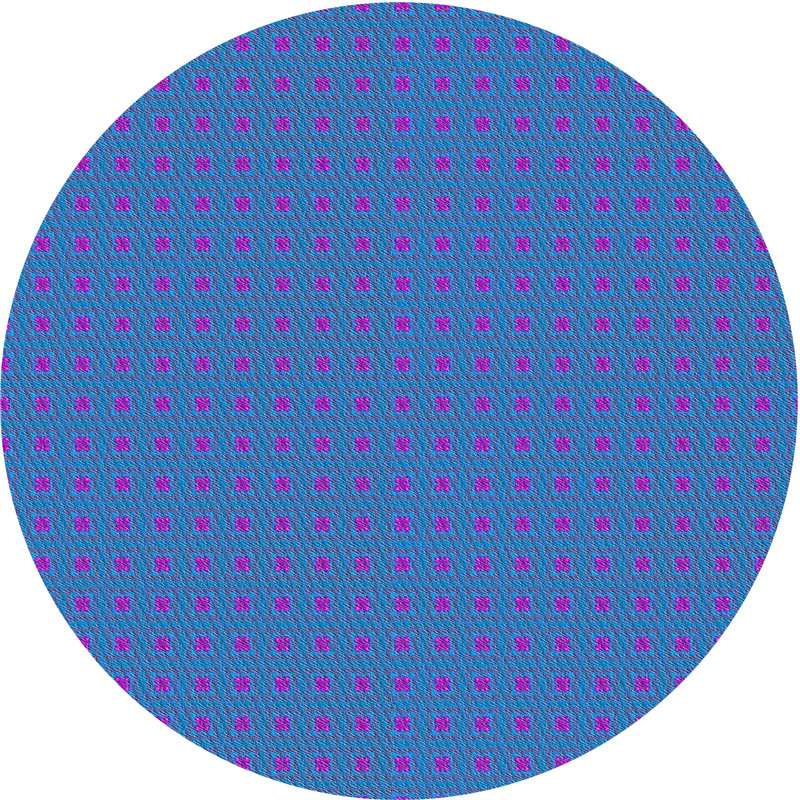 Rishel Geometric Indoor Rug, Round 6'