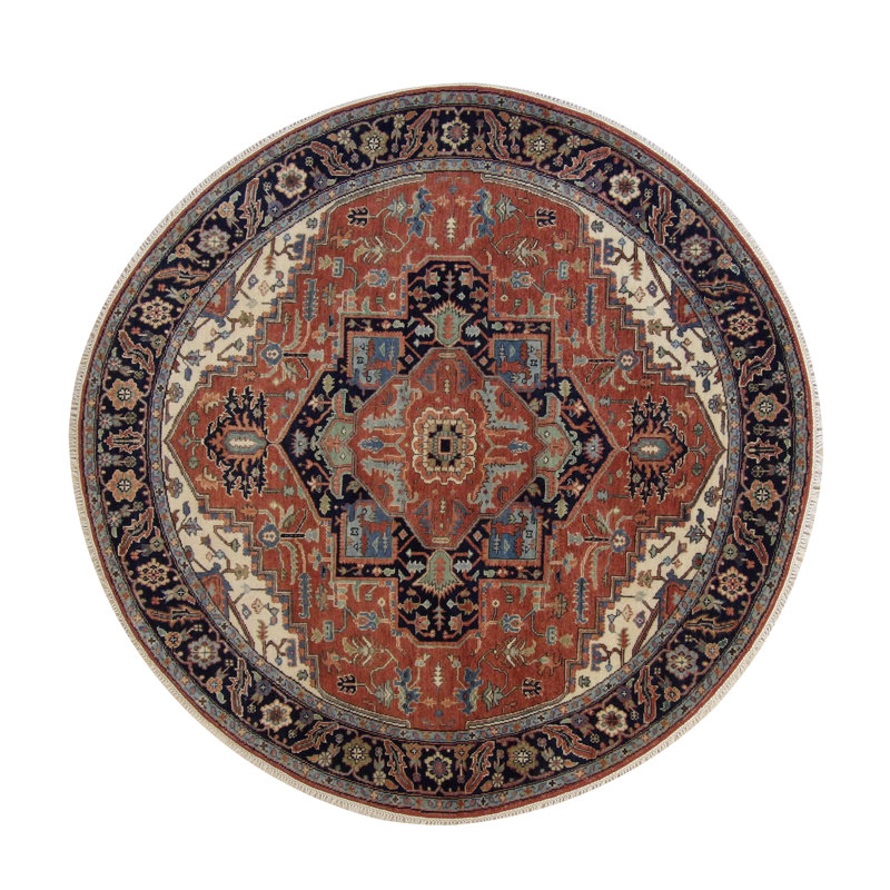Tapis unique rouille 5,11 x 5,11 Roulston