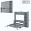 Lit escamotable double avec bureau et tablettes-1089416570-1089416567