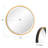 Quillin Solid Wood Round Mirror