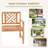 Irick Solid Wood Outdoor Bench