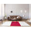 Tapis blanc rayé/rouge-48803924