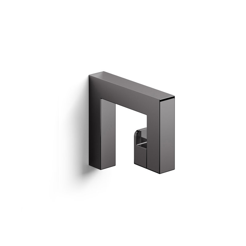 Gerla Single Robe Hook, Black Nickel