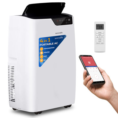 Commercial Cool CPT 8000 BTU Cooling Rating (DOE) Portable Air Conditioner Cools 550 Sq. Ft. With Remote Control In White CPT08WB - The Home Depot