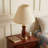 Beige Linen Cone Lamp Shade
